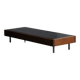 Belgian coffee table from the 80s, oak and blue stone from Belgium.