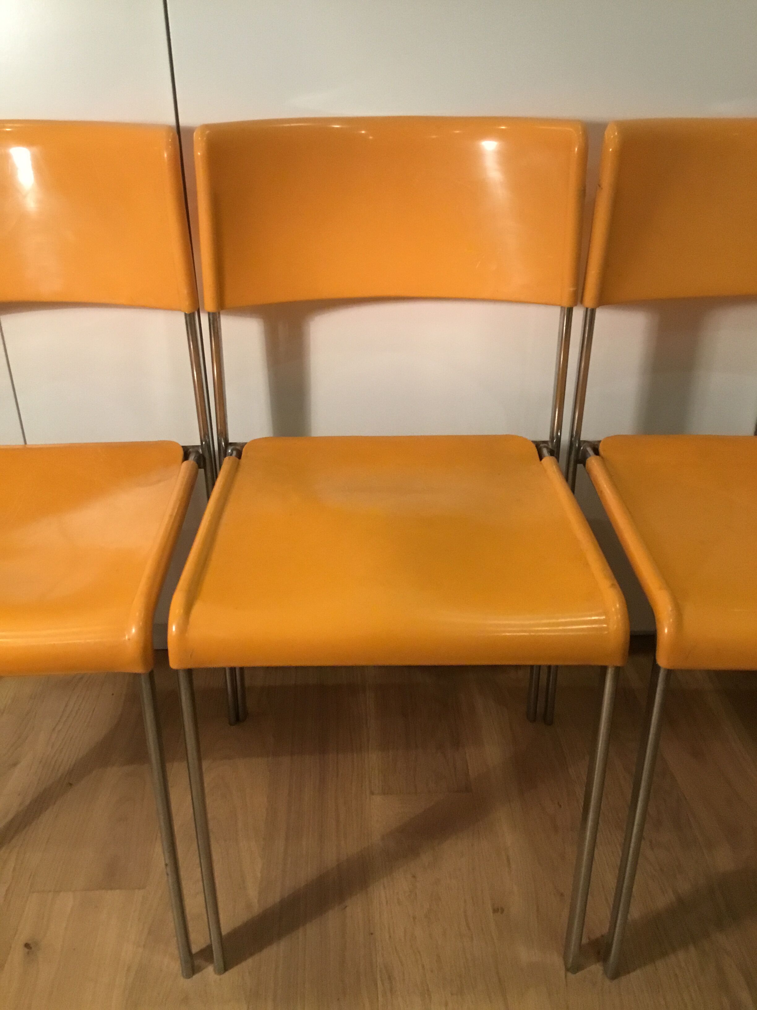 4 L303 chairs by Lafargue