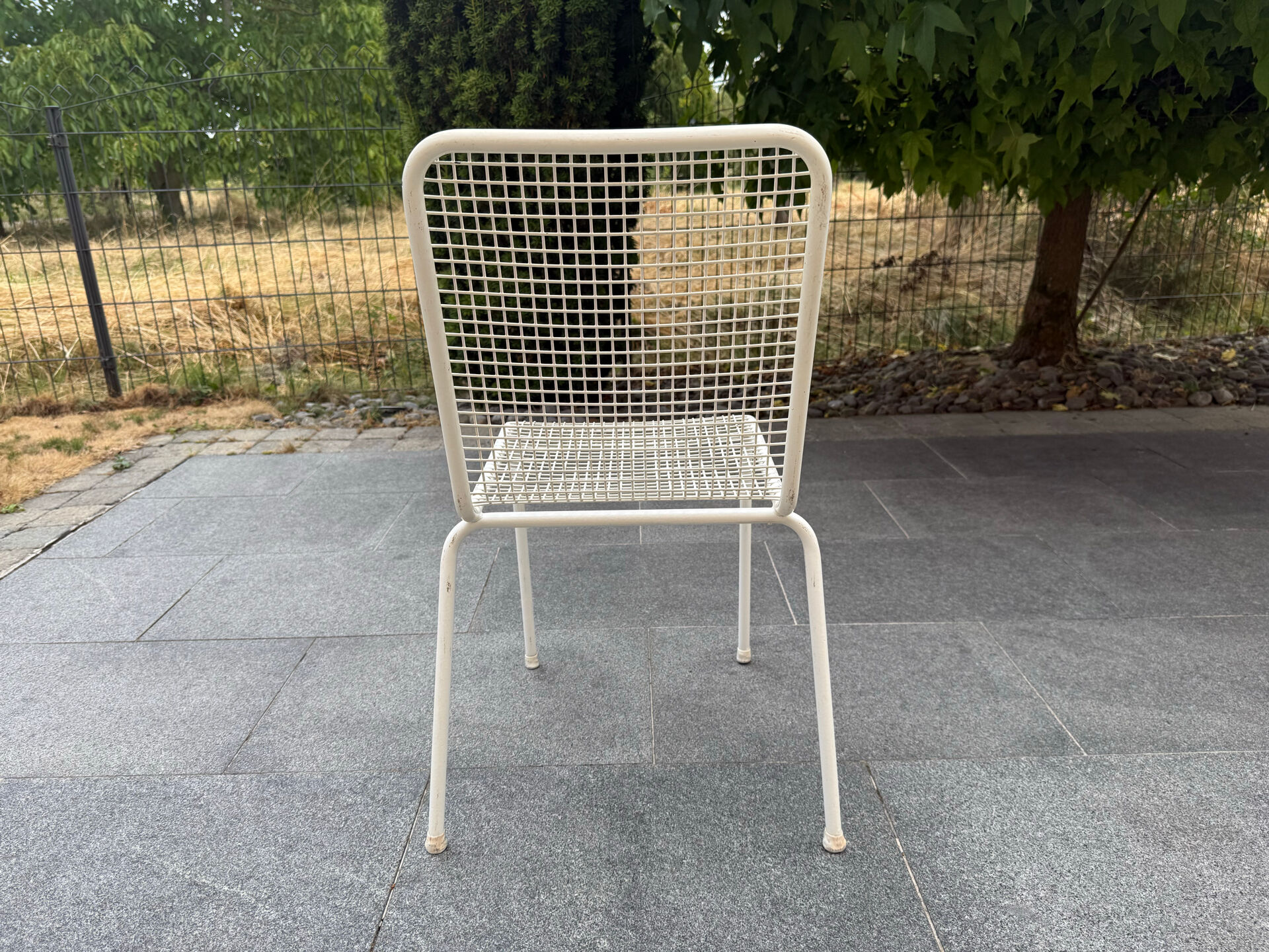 Set of 4 outdoor dining chairs from the 1970s.