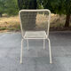 Set of 4 outdoor dining chairs from the 1970s.