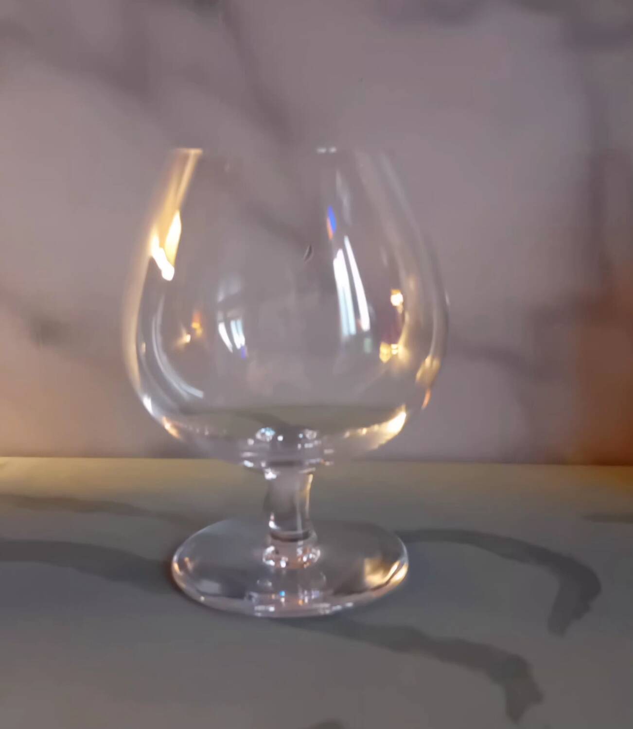 Sèvres crystal cognac glasses