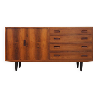 Rosewood dresser, Danish design, 1970s, designer: Carlo Jensen, production: Hundevad