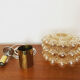 Bubble glass pendant lamp by Helena Tynell for Glashütte Limburg