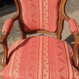 Paire  de fauteuils Cabriolet style Louis XV