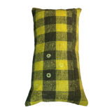 Vintage turkish kilim cushion cover , 30 x 60 cm