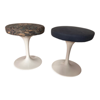 Paire de tabourets Eero Saarinen édition Knoll 1970