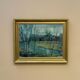 Swedish Oil on Canvas – “Obscured by Trees” by Hugo Carlberg