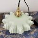 Vintage pendant lamp in electrified pastel opaline to nine