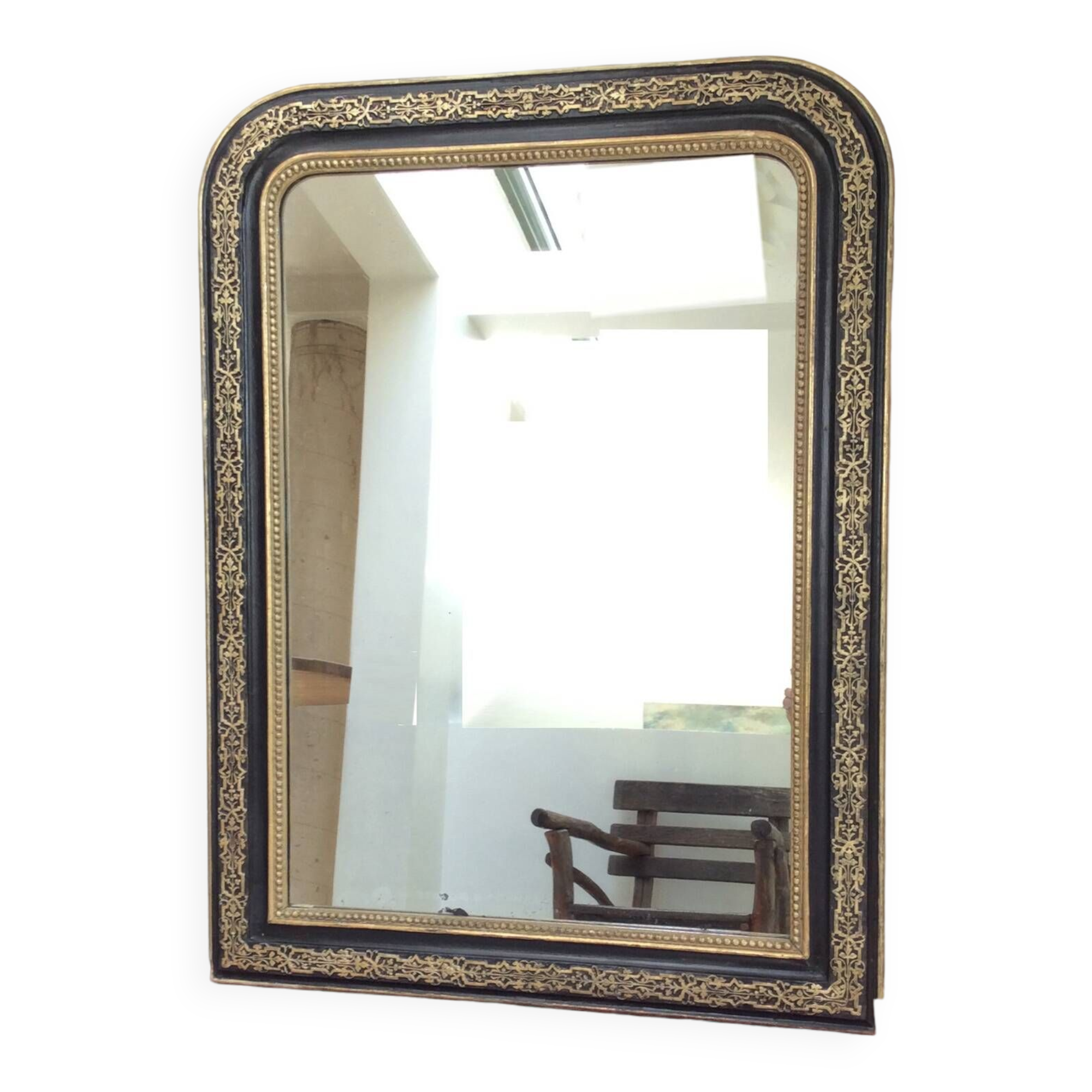 Grand miroir style Napoléon III