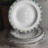 Lot of plates for the hostess line