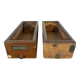 Lot de 2 tiroirs anciens en bois