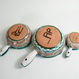 3 pans by Robert Picault