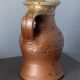 Pichet / broc / vase en grès pyrité signé Pierre Digan La Borne 1960