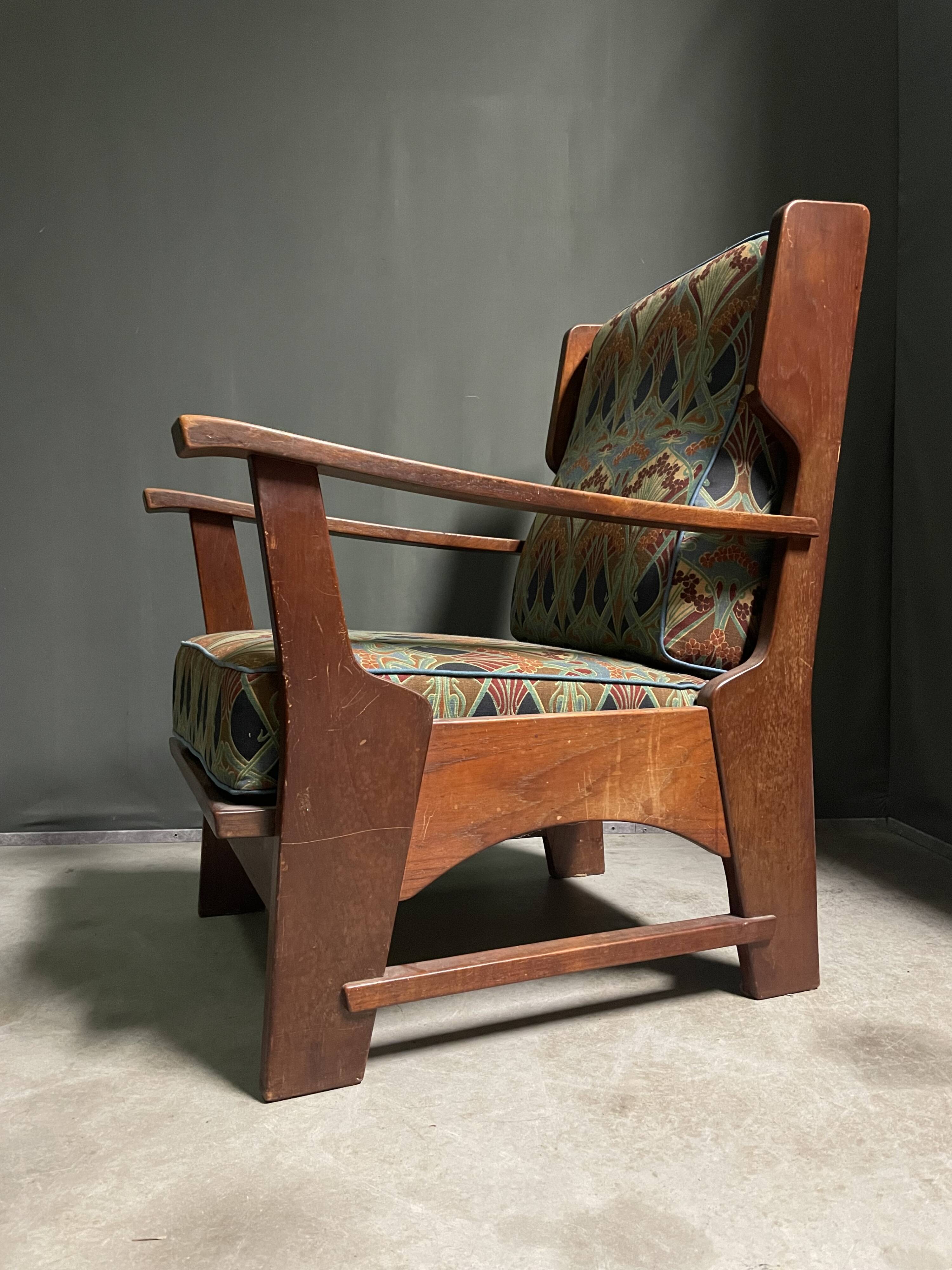 A pair of Bas van Pelt lounge chairs 1930's.