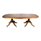 English Extendable Dining Table in Mahogany, 1920