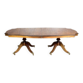 English Extendable Dining Table in Mahogany, 1920