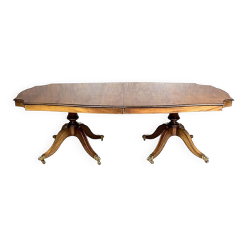 Table à manger extensible en acajou, 1920