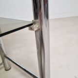 Chrome side table
