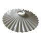 Vintage pleated opaline pendant lamp