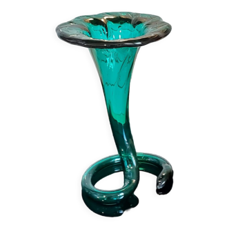 Corolla Murano blown glass vase