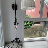 Wrought iron floor lamp