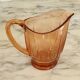 Pichet verre rose 1960