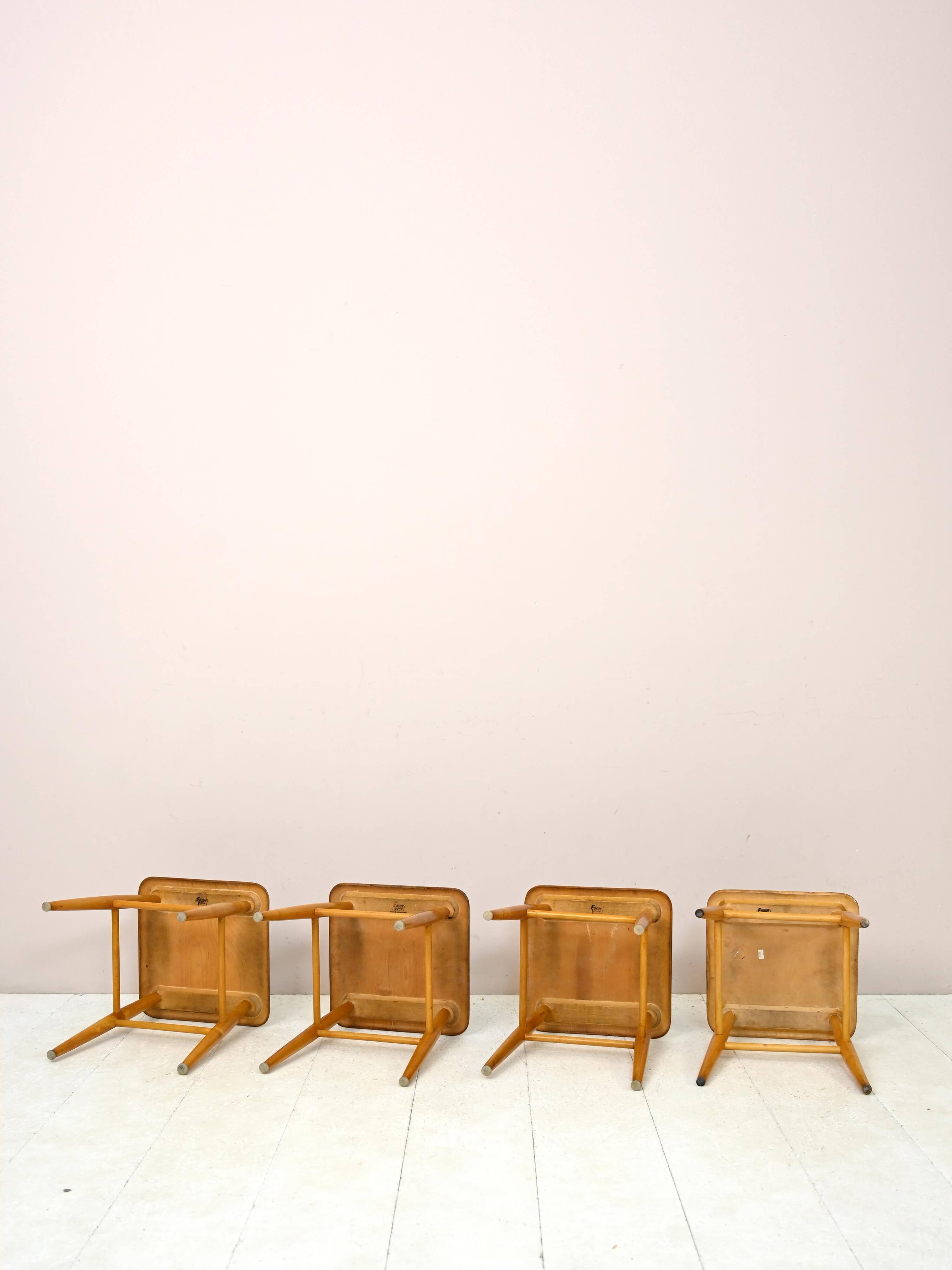 Scandinavian vintage stools