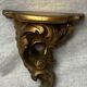 Pair of gilded wood wall consoles