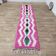 Moroccan Berber hallway rug in pink and ecru – 295 x 68 cm