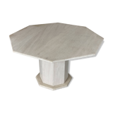 Table en travertin vintage