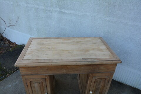 Antique desk in natural wood