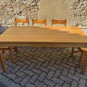 Hongisto table and 5 chairs – Ilmari Tapiovaara, 1970s