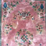 Carpet made Chinese vintage hand 140 X 208 cm