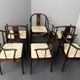 Set of 6 armchairs, “Chinese Chair” model FH 4283, designed by Hans J. Wegner for Fritz Hansen, Denmark, 1979