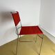 Delfina Chair Enzo Mari for Rexite 1974 Chrome Steel Kvadrat Field Fabric