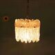Orrefors Vintage Glass Suspension, Space Age lamp by Fagerlund