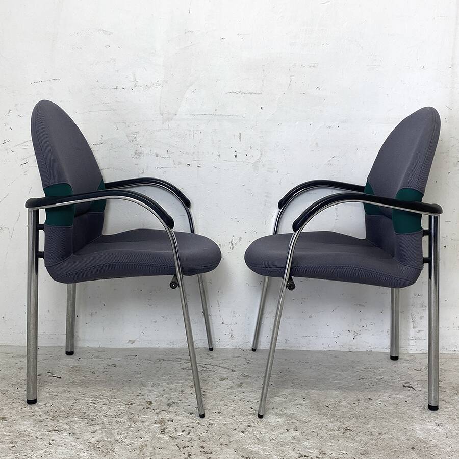 Pair of Persona model chairs VITRA edition Design Mario Bellini