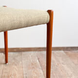 Chaise de salle à manger modèle 80 par Niels O. Møller en teck