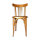 Mahieu curved wooden bistro chair