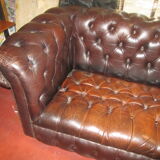 Chesterfield leather sofa
