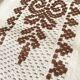 8 serviettes de table vintage en coton