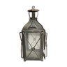 Antique lantern in black metal