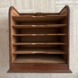 50s curtain filing cabinet