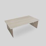 Table basse vintage en travertin