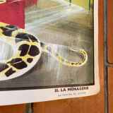 Ogé-Hachette poster "the stadium / the menagerie"
