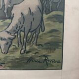 Lithograph by Henri Rivière The Aspects of Nature - Summer Evening