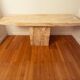 Italian Console Table, Travertine, Mid-Century Modern, 1970s Design