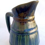 Black, blue, green pitcher