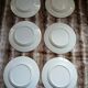 6 antique dinner plates