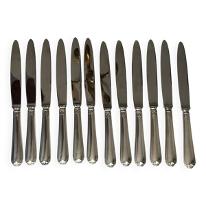 12 couteaux en métal